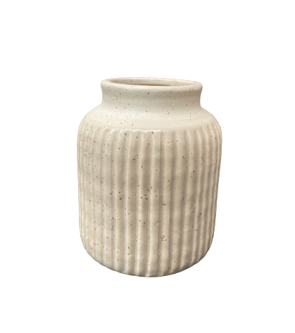 Arlo Ceramic Vase Ivory Asstd