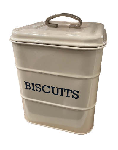 Accessory Biscuit Storage Tin Cream