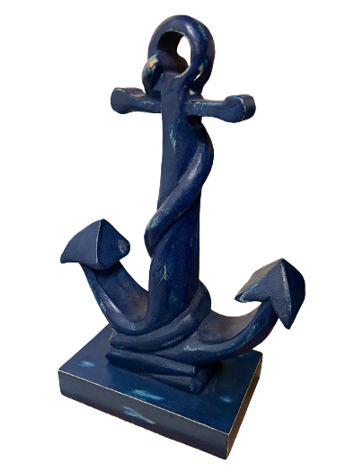 Anchor Sculpture Navy