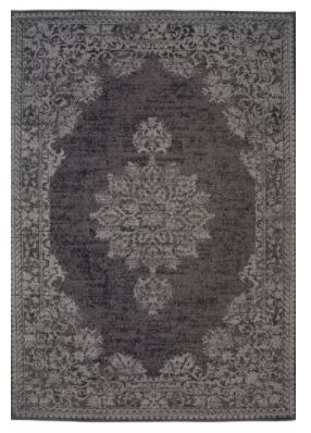 Floor Rug Cape Polyester Charcoal W2400 x H3300