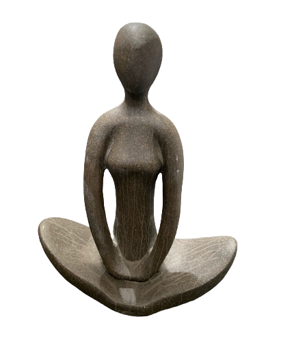 Accessory Sculpture Meditate Brown