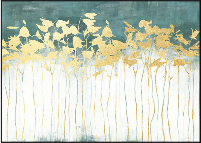 Art Gilt Grasses with Gold Foil W1400 x H1000mm