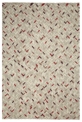 Floor Rug Criss-Cross Multi Wool W2000 x H2900mm