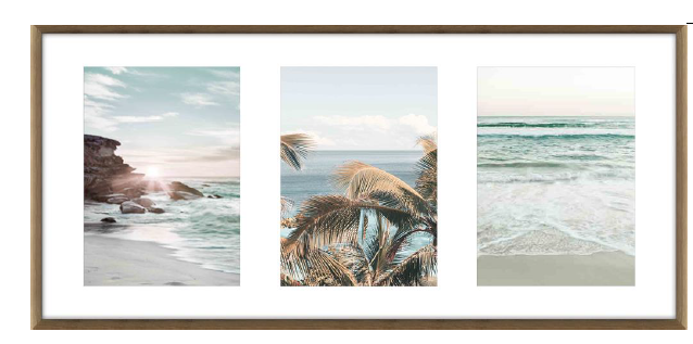 Art Coastal Horizon Frame Natural W1500 x D30 x H700mm