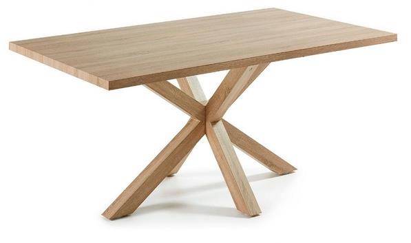 Dining Table Arya Natural Top W1800 x D1000 x H750mm