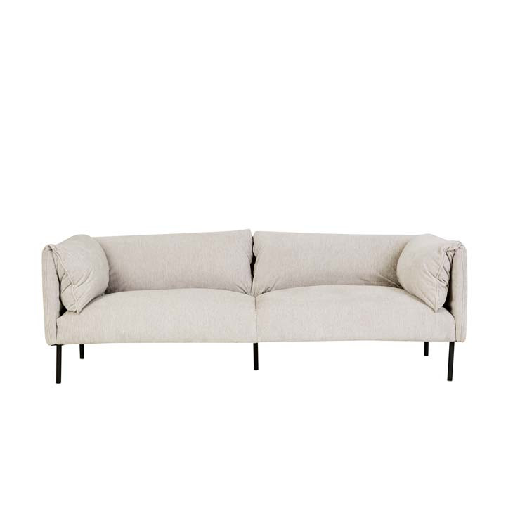 Sofa 3 Seater Felix Fold Windy Grey W2040 x D900 x H780mm