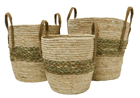 Accessories – Suva Woven Natura & White Basket S3 D370 x H380mm
