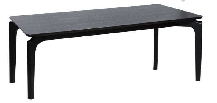 Coffee Table Nordic Rectangle Black W1100 x H400 x D600mm