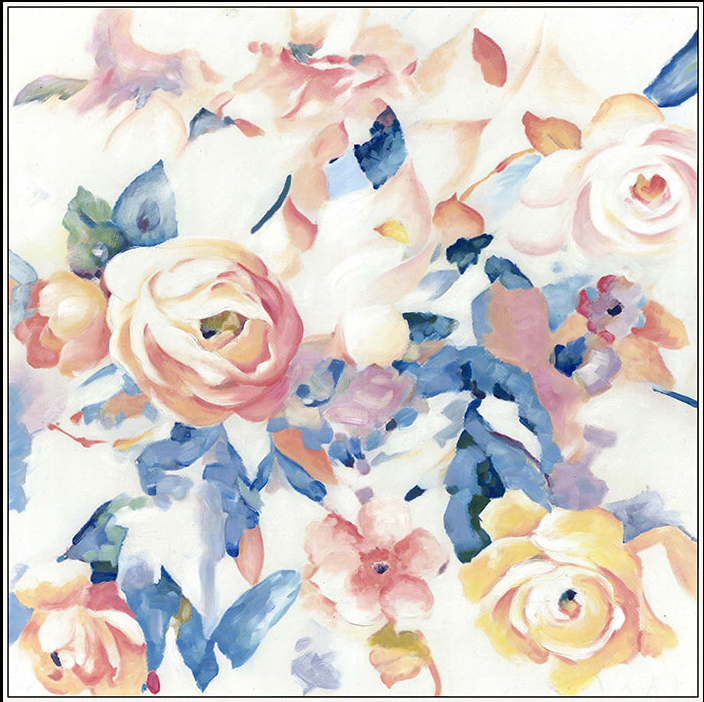 Art Blissful Floral W1200 x H1200mm