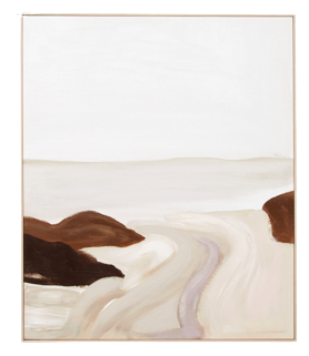 Art Framed Canvas Hazy Horizon Sand 1000 x 1200mm