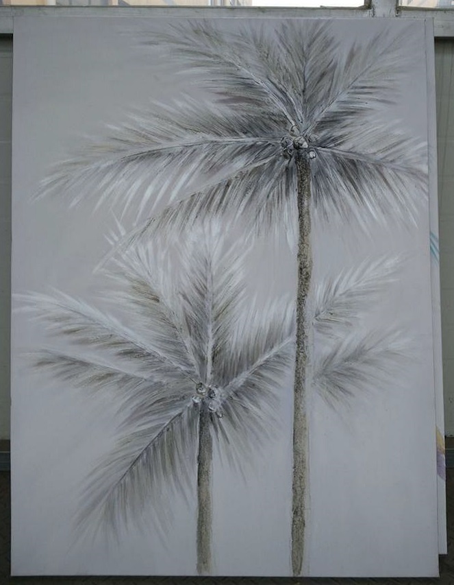 Artwork Maya Palm 1200 x 900mm