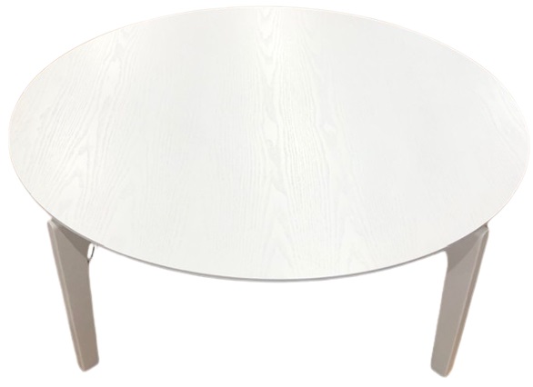 Coffee Table Nordic Round White Dia 1000 x H400mm