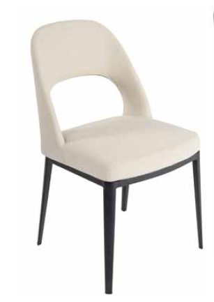 Dining Chair Hartley Beige W520 D450 x H810mm
