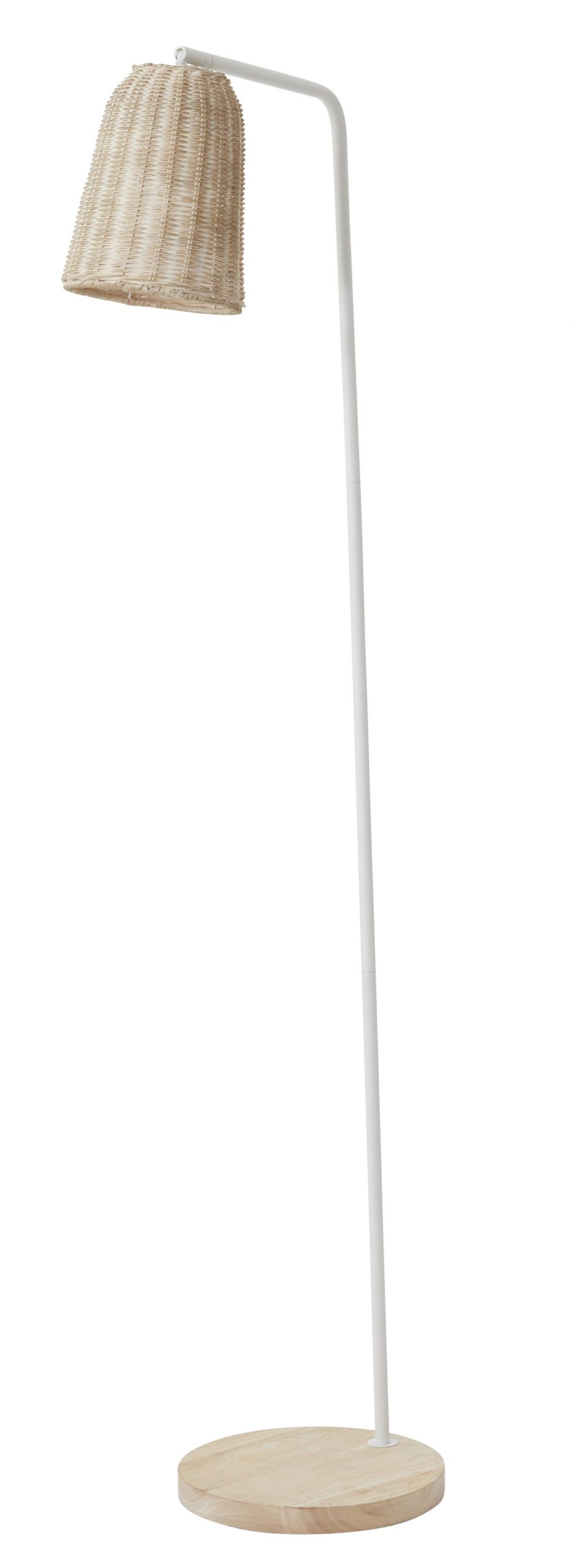 Floor Lamp Abelia White – Natural H1520mm