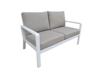 Outdoor lounge Mimosa 2 seater Charcoal Frame  W1400 x D760 x H745mm copy
