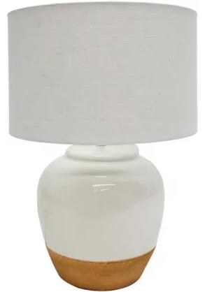 Table Lamp Revie White & Natural H575 X D380 X W380MM