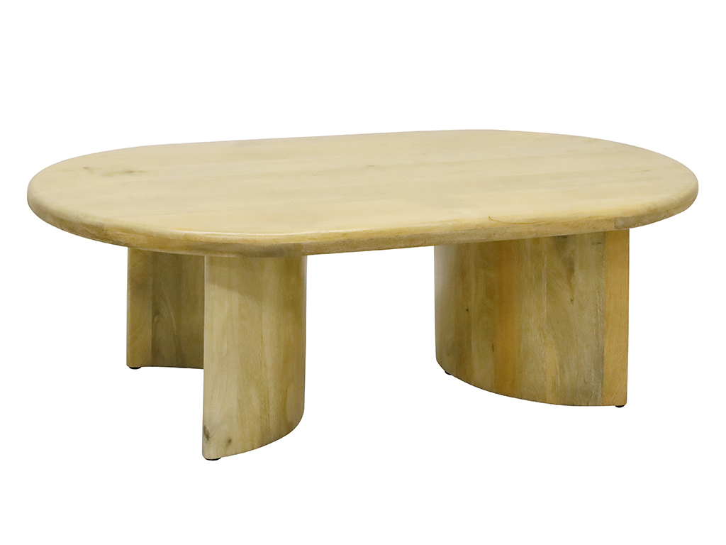 Coffee Table Curve Wooden  W1200mm x H700mm