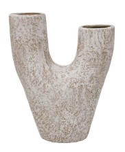 Accessories – Lima Ceramic Vase Distress White W170 x D90 x 200mm