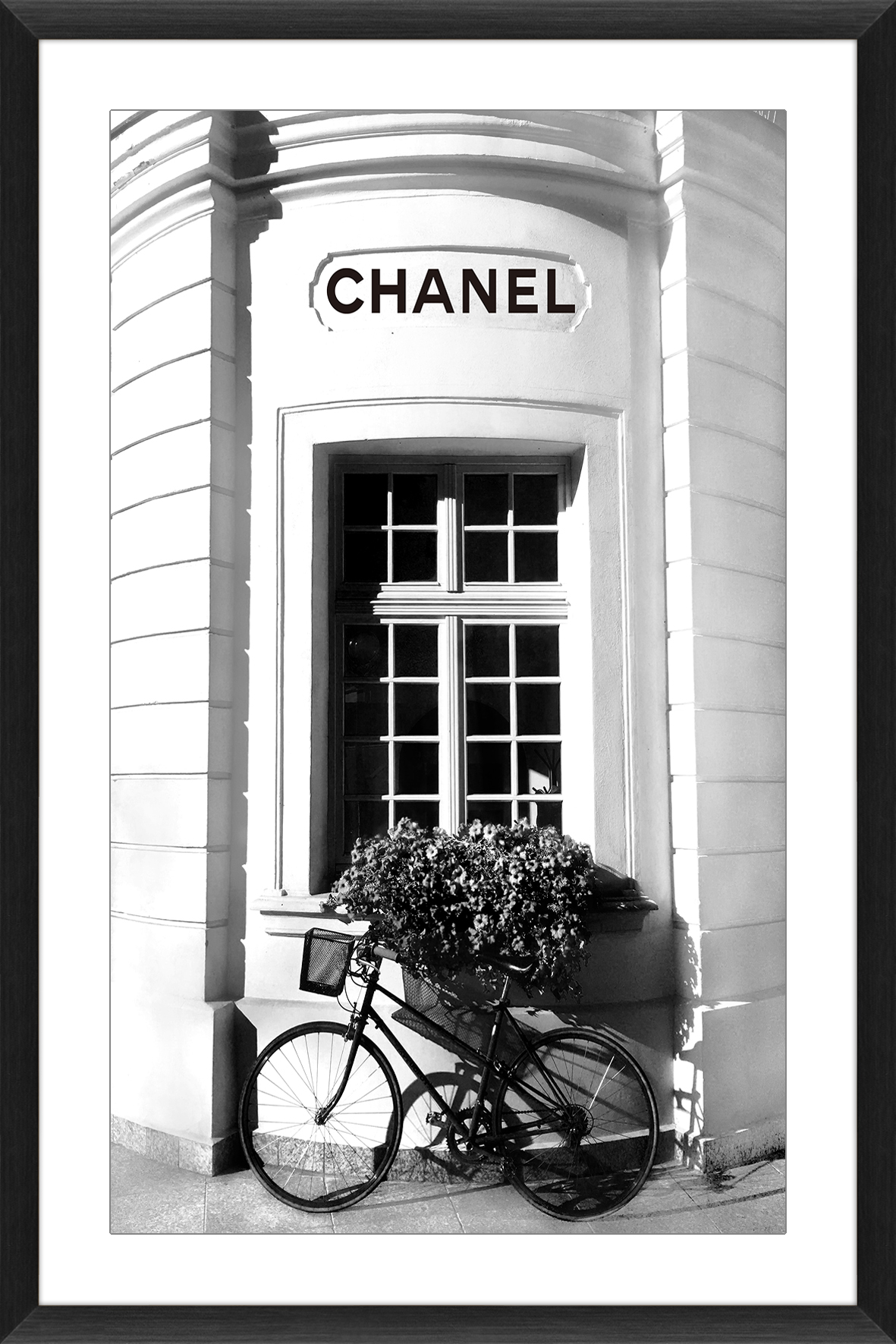 Art Glass Framed Canvas Chanel 1200 x 900mm