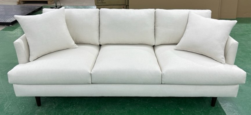Sofa 3 Seater Tate Pearl W2190 x D890 x H820mm