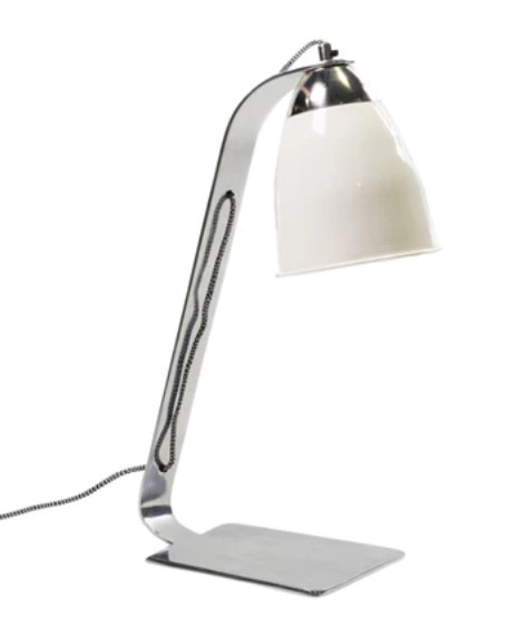Table Lamp Austin Aluminium White H500 x L210 x D200MM