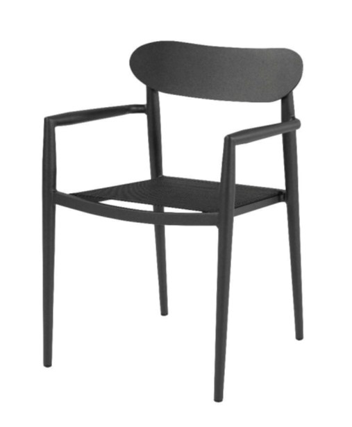 Outdoor Chair Darcy Charcoal Aluminimum